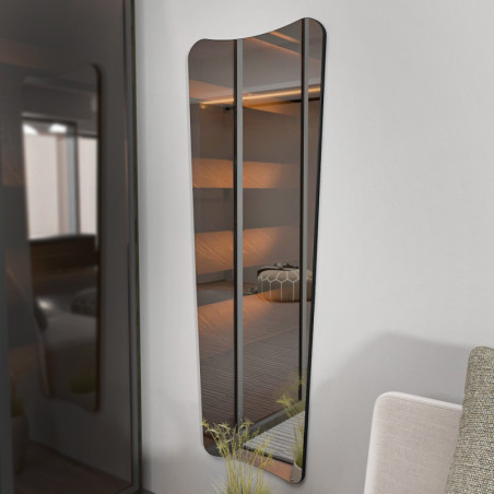 Miroir Plein Pied - 55 x 150 cm - Transparent et Noir