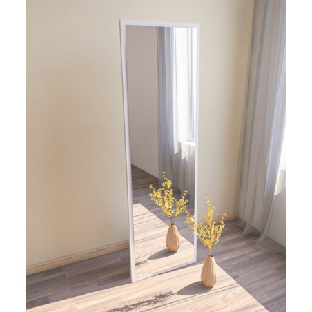 Miroir Sur Pied - 50 x 160 cm - Blanc