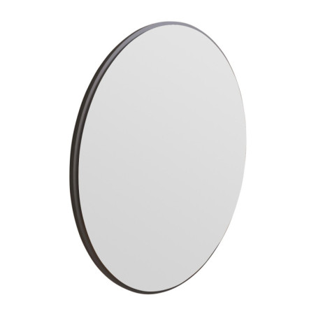 Miroir Mural Rond - Ø60 cm - Noir