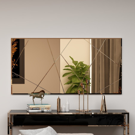 Miroir Mural - 60 x 120 cm - Bronze