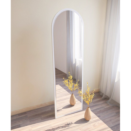 Miroir Plein Pied - 50 x 160 cm - Blanc