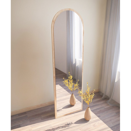 Miroir Plein Pied - 50 x 160 cm - Naturel