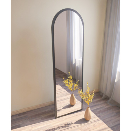 Miroir Plein Pied - 50 x 160 cm - Noir