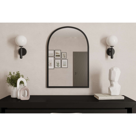 Miroir Mural - 60 x 90 cm - Noir