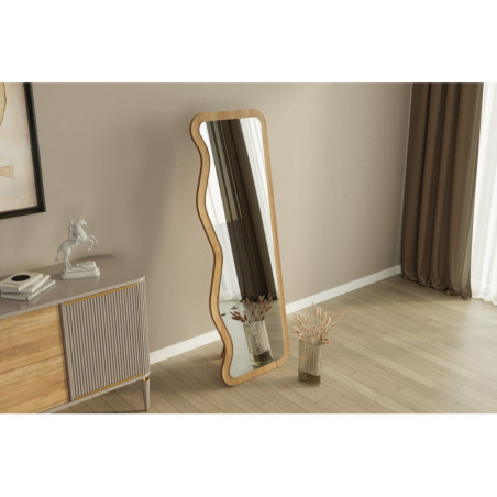 Miroir Plein Pied - 50 x 160 cm - Naturel