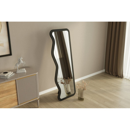Miroir Plein Pied - 50 x 160 cm - Noir