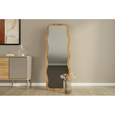Miroir Plein Pied - 50 x 160 cm - Naturel