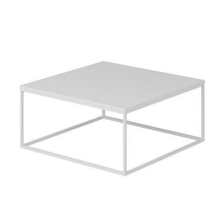 Table Basse - 90 x 42 x 90 cm - Blanc