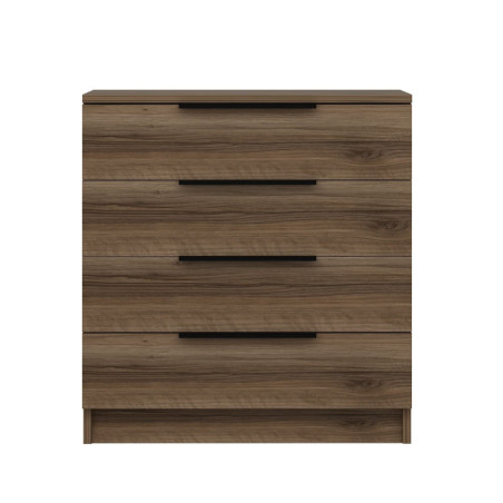 Commode - avec Étagères - 73 x 77 x 42 cm - Décor Noyer