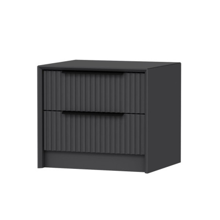 Table de Chevet - 45 x 53 x 45 cm - Anthracite