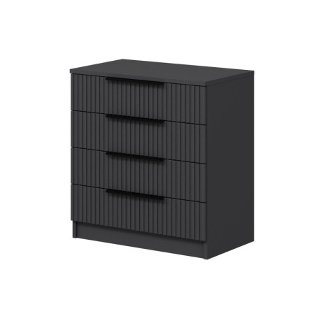 Commode - Avec Étagères - 72 x 77 x 42 cm - Anthracite