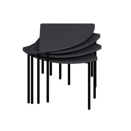 Table Basse - 90 x 42 x 42 cm - Anthracite