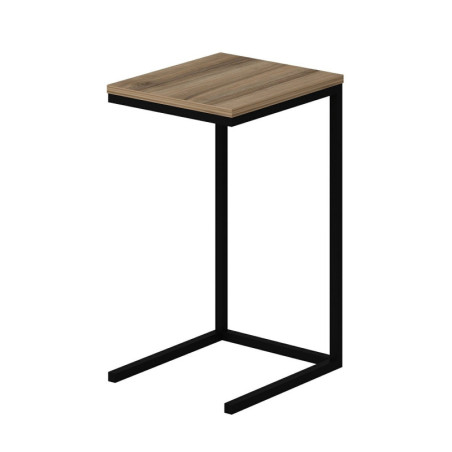 Table d'Appoint - 35 x 65 x 40 cm - Décor Noyer