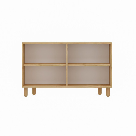 Console - 120 x 74 x 30 cm - Décor Chêne