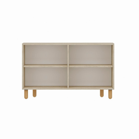 Console - 120 x 74 x 30 cm - Décor Travertin