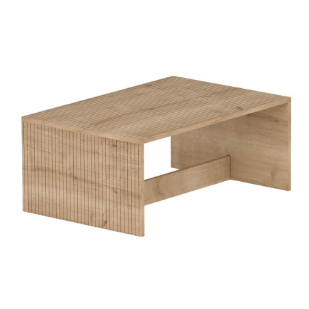Table Basse - 90 x 41 x 60 cm - Décor Chêne