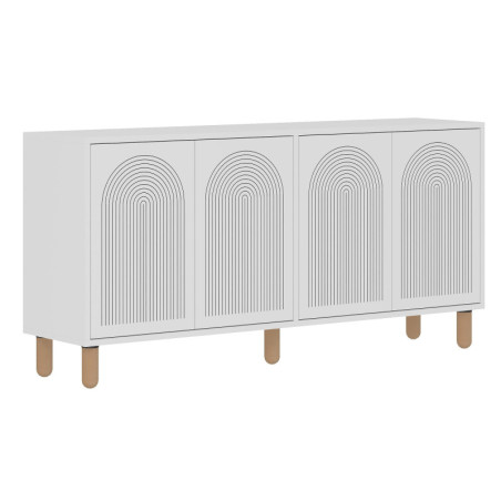 Console avec Étagères - 150 x 73 x 36 cm - Blanc