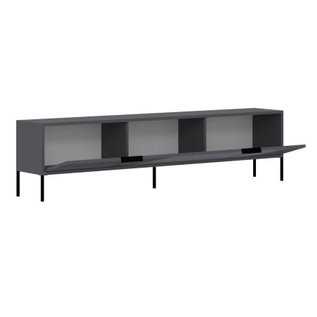 Meuble TV - 180 x 45 x 30 cm - Anthracite