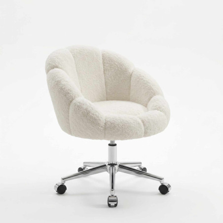 Fauteuil - 72 x 86 x 62 cm - Blanc