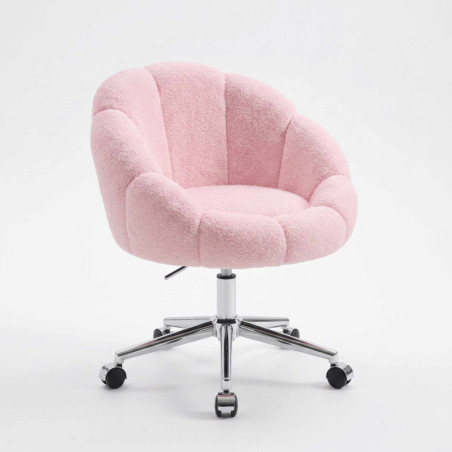 Fauteuil - 72 x 86 x 62 cm - Rose