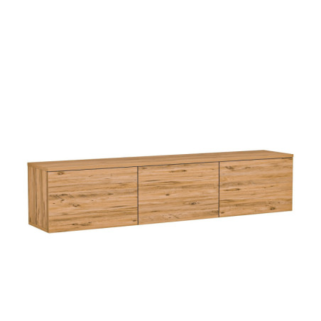 Meuble TV - Avec Étagères - 160 x 35 x 32 cm - Décor Pin Atlantique