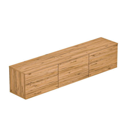 Meuble TV - Avec Étagères - 160 x 35 x 32 cm - Décor Pin Atlantique
