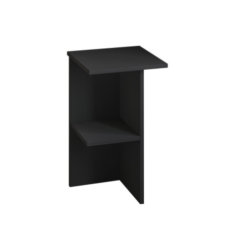 Table de Chevet - 36 x 60 x 36 cm - Anthracite
