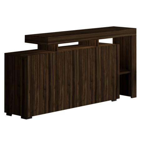 Console - Avec LED - 170 x 80 x 35 cm - Décor Noyer