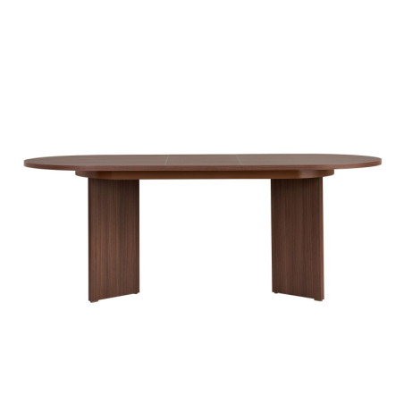 Table à Manger Extensible - 160 x 75 x 90 cm - Décor Noyer
