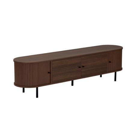 Meuble TV - 180 x 47 x 40 cm - Décor Noyer