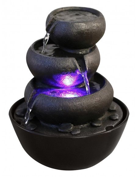 Fontaine Nature Jarre - H 22 cm - LED