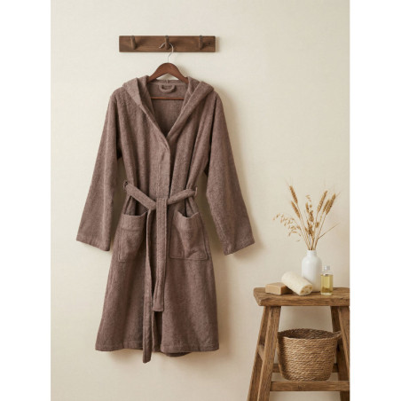 Peignoir de Bain - Taille S/M - Marron