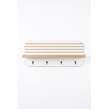 Étagère Murale - 40 x 18 x 11 cm - Blanc