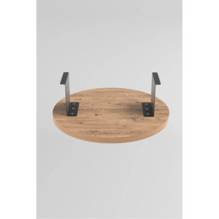 Tablette pour Accoudoir de Canapé en MDF - 32 x 10 x 32 cm - Chêne