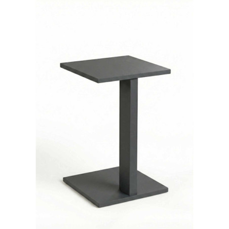 Table d'Appoint en Panneaux Mélaminés - 35 x 56 x 35 cm - Gris