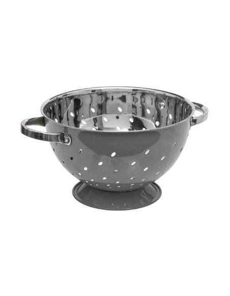 Passoire - 33 x 16 cm - Inox - Gris