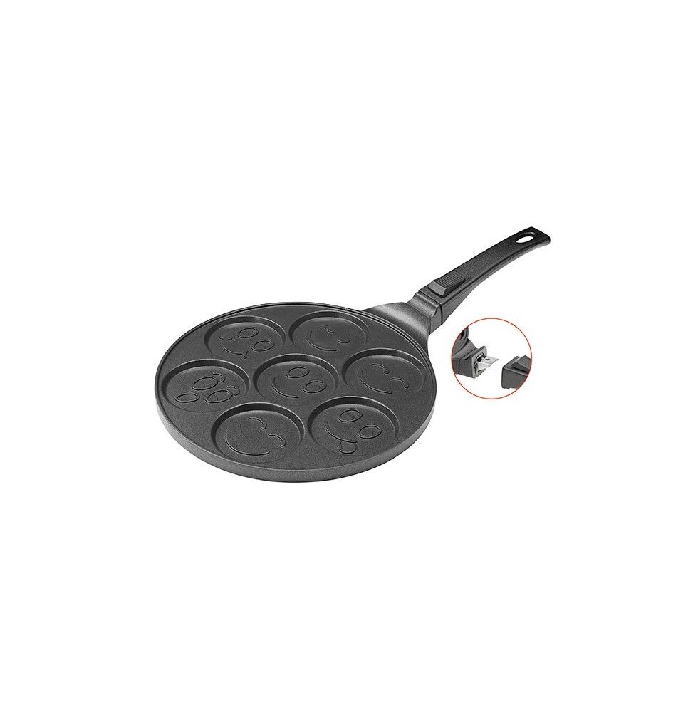 Poêle à blinis et pancakes Smiley - 27 cm