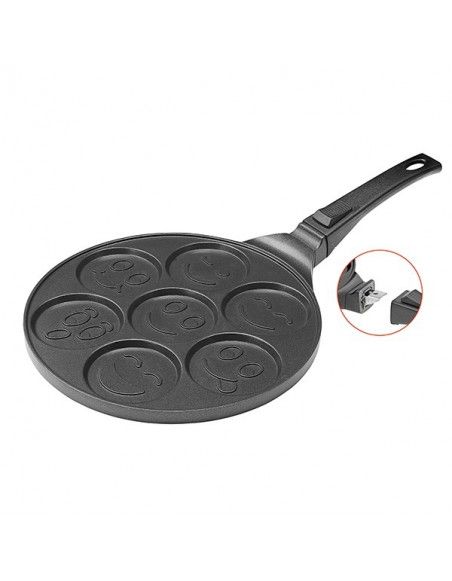 Poêle à blinis et pancakes "Smiley" - 27 cm