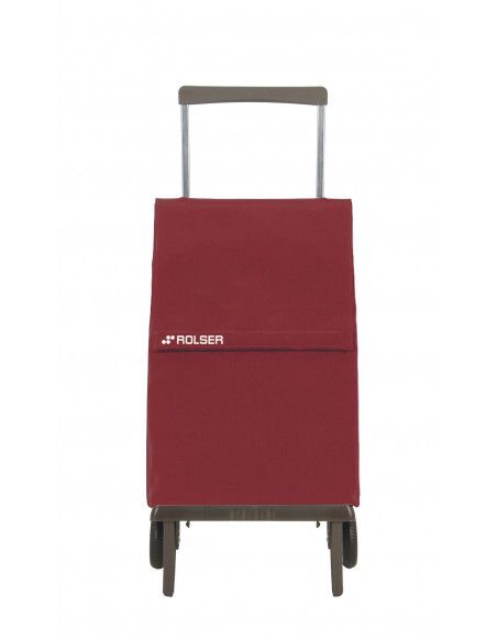 Chariot pliable Plegamatic MF - Rolser - 37 x 19,5 x 59 cm - Microfibres - Rouge