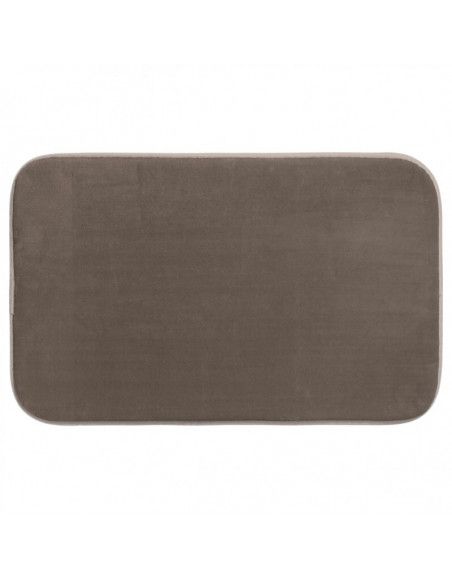 Tapis à mémoire de forme rectangulaire - 50 x 80 cm - Taupe 