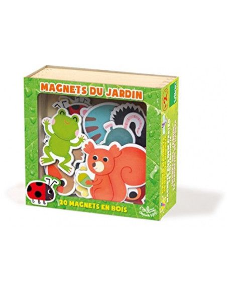 Magnets du jardin - 15 x 14 x 6 cm - Bois