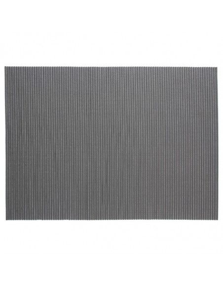 Tapis PVC mousse anti-dérapant uni - gris - MPM