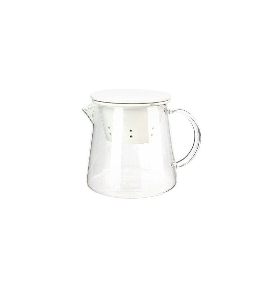 Théière avec infuseur - 650 mL - Verre - Transparent