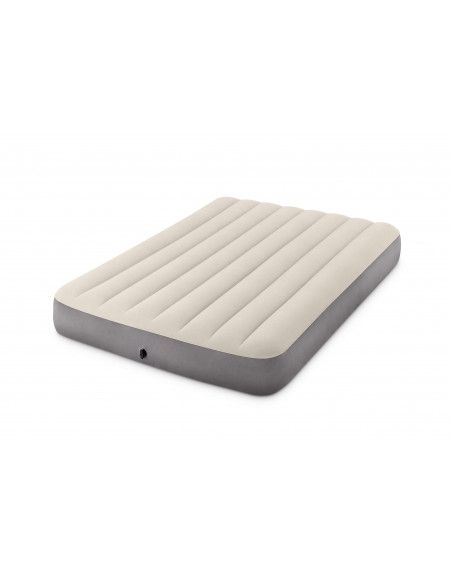 Matelas airbed fiber tech - 2 places - 137 x 191 x 25 cm - Beige