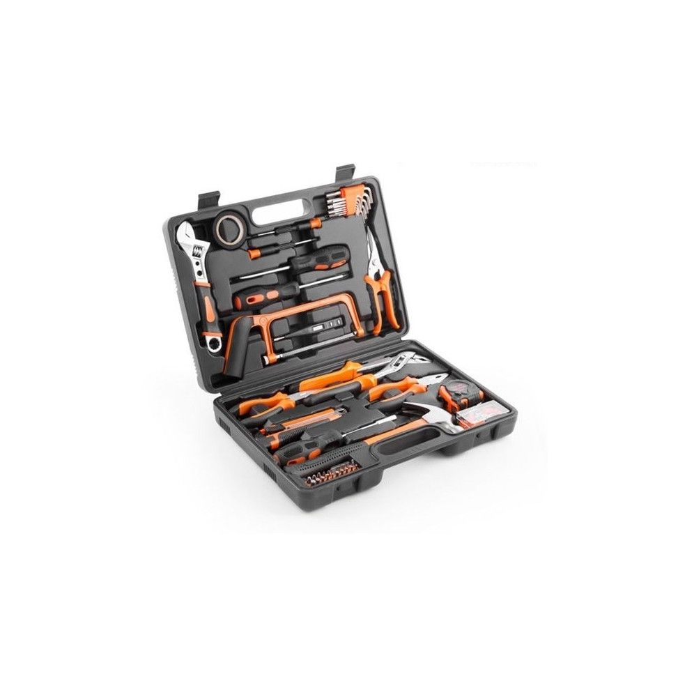 Boîte à outils - 39 x 29,5 cm - Malette complète 108 pièces