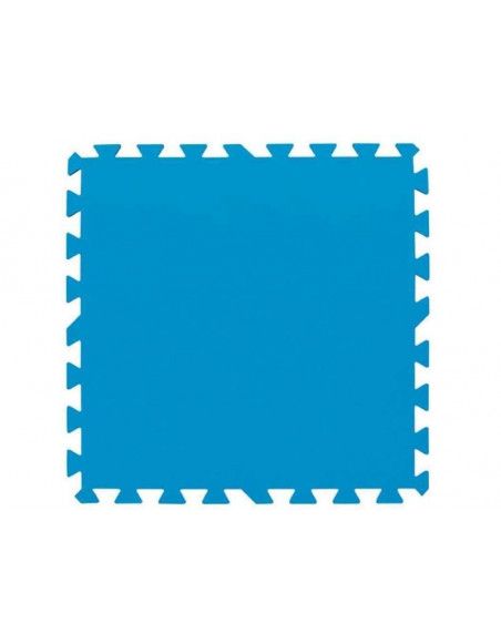 Lot de 9 tapis de protection pré formés - 50 x 50 cm - Bleu