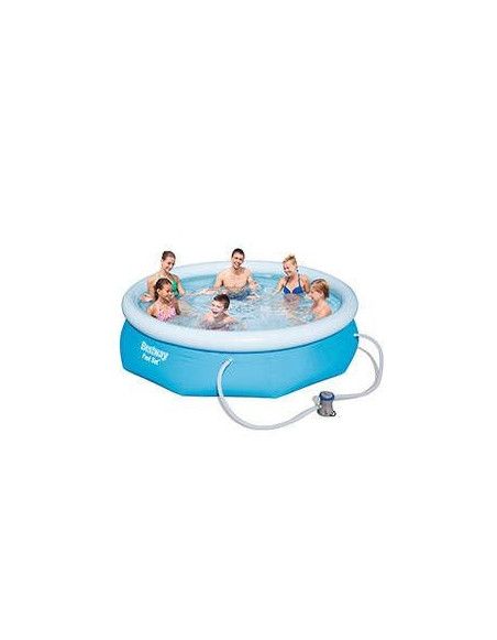 Kit piscine ronde Fast Set - D 274 x H 76 cm - Bleu