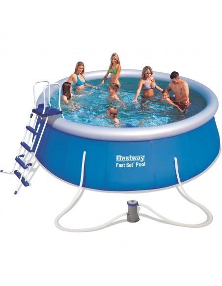 Kit piscine ronde Fast Set - D 457 x H 122 cm - Bleu