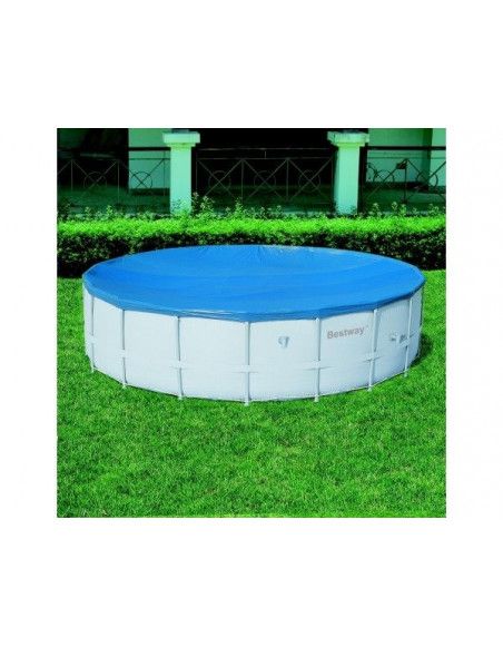 Bâche ronde 4 saisons - 549 cm - Bleu