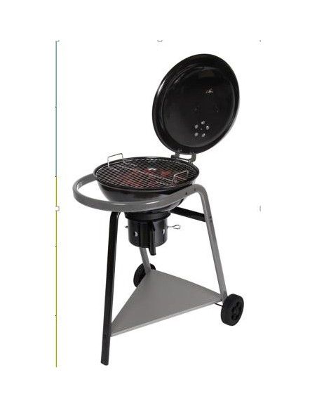 Barbecue à charbon Neka Pyla - L 60,5 x l 71 x H 98 cm